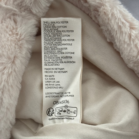 Anthropologie Maeve Faux Fur Muscle Tank Top | Size L | Excellent Condition - Picture 6 of 7